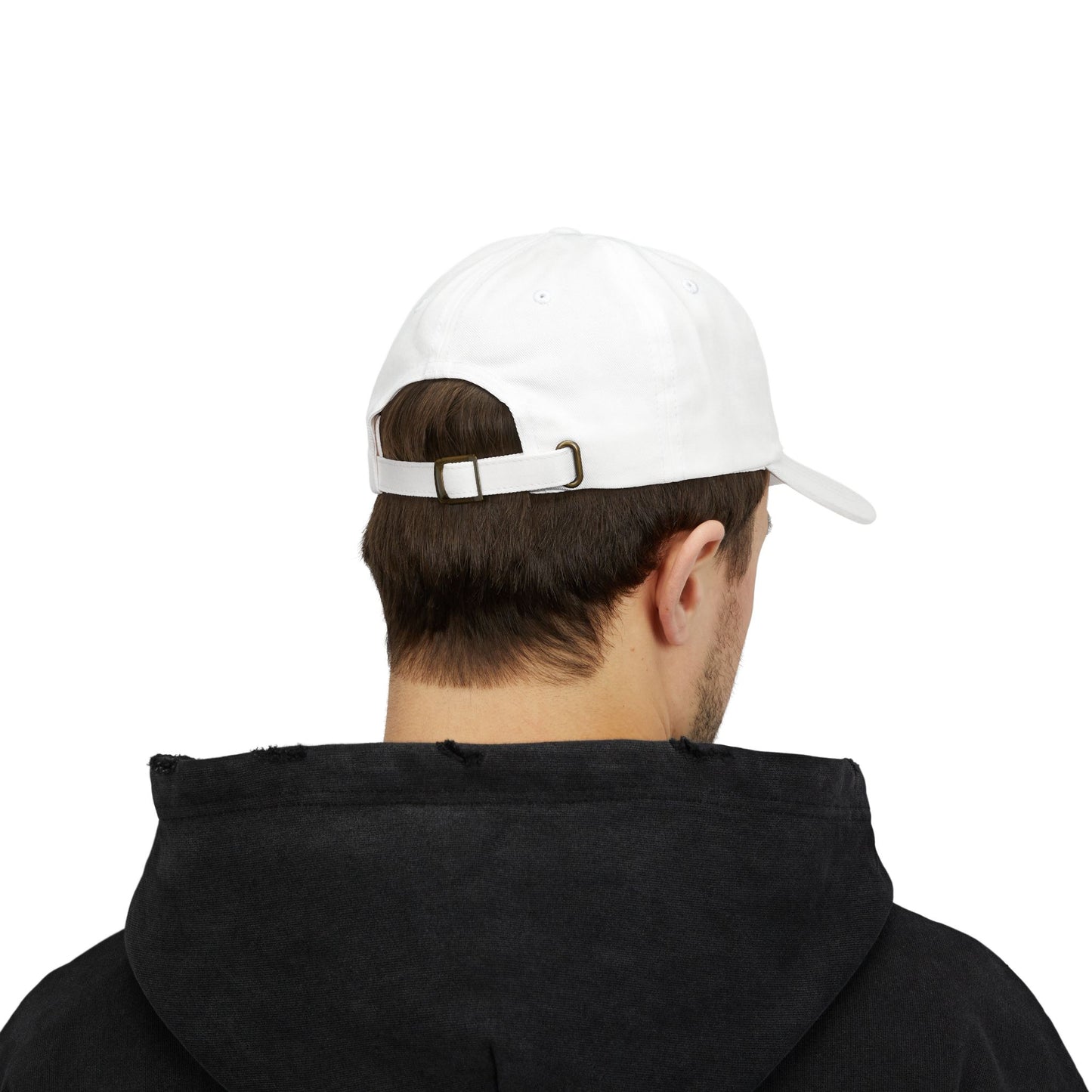 Infinite Crypto Dad Cap - White Adjustable Hat for Crypto Enthusiasts